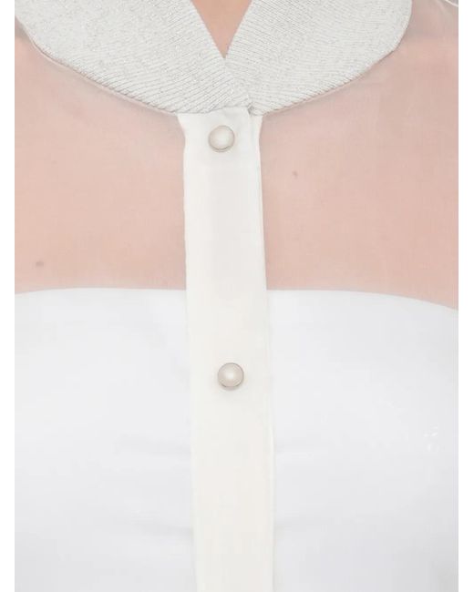 Panicale Linnen Blouse in het White