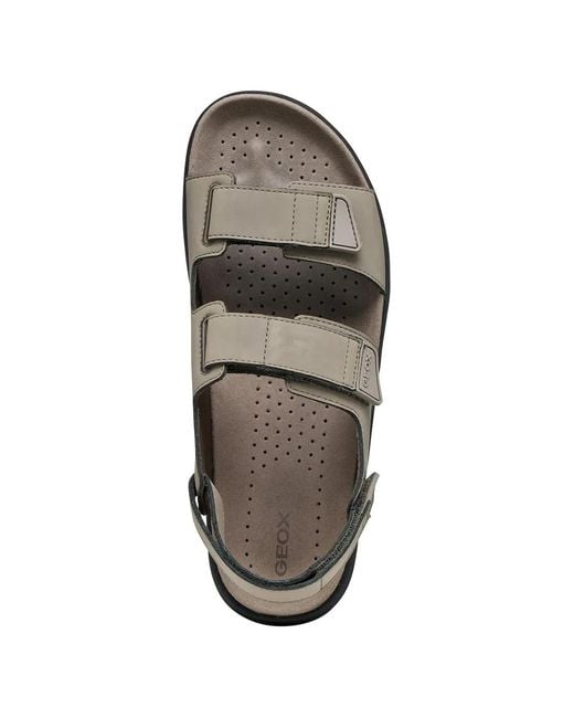 Geox White Flextride S Touch-Strap Sandals for men