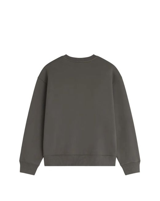 Maison Kitsuné Gray Dreaming Fox Cotton Sweatshirt for men