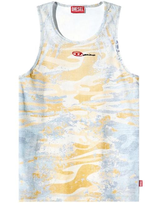 DIESEL X Damiano David T-lifty タンクトップ Blue