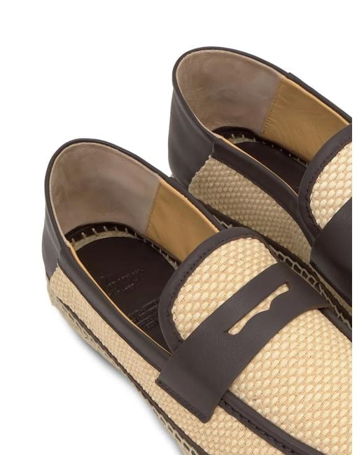 Castaner White Woven Leather Espadrilles for men