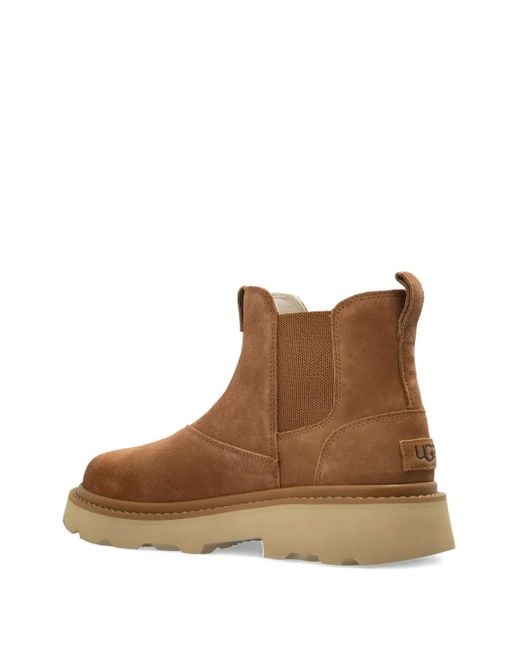Ugg Brown Suede Chelsea Boots for men