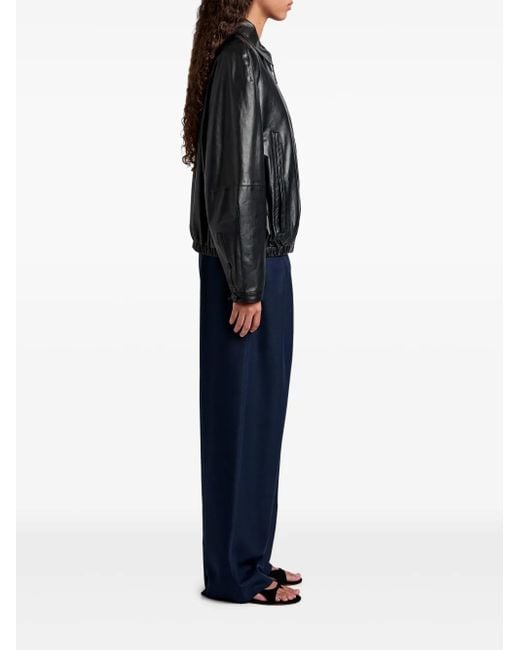Proenza Schouler Black Beck Bomber Jacket