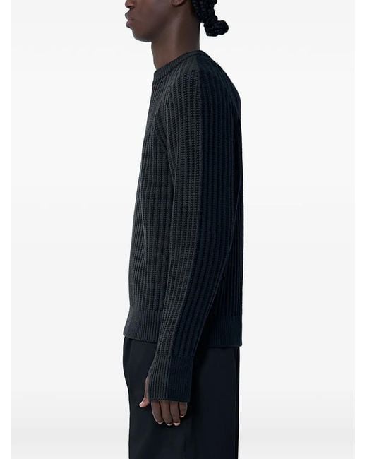 Junya Watanabe Blue Crew-Neck Sweater for men