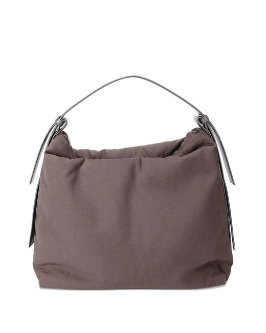 Studio Nicholson Transit レザートリム ショルダーバッグ Brown