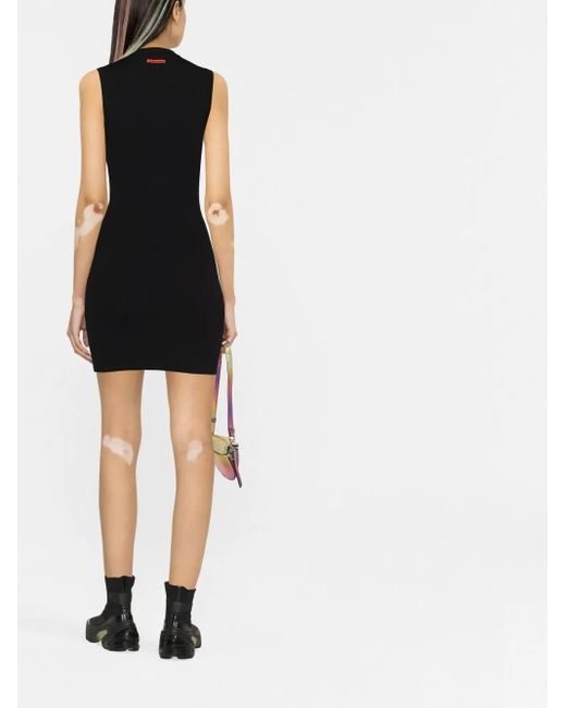 Heron Preston Black Стиль-Motif Knitted Dress