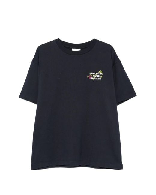 Drole de Monsieur Blue Short-Sleeves T-Shirt for men
