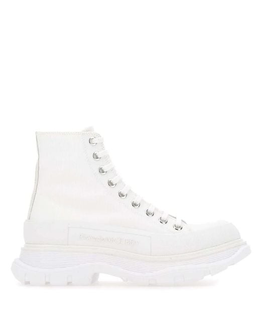 McQueen White High-top Sneakers