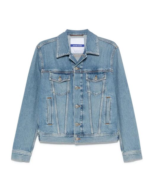 Jacob Cohen Blue 'Trucker' Jacket for men