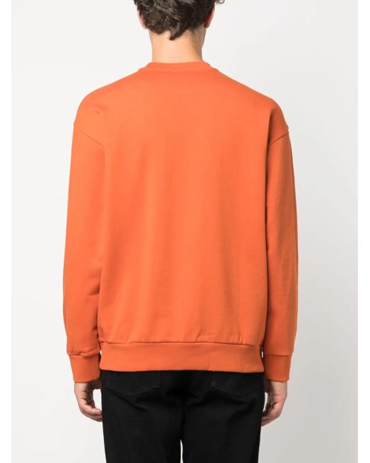 メンズ A.P.C. Eliot ロゴ スウェットシャツ Orange