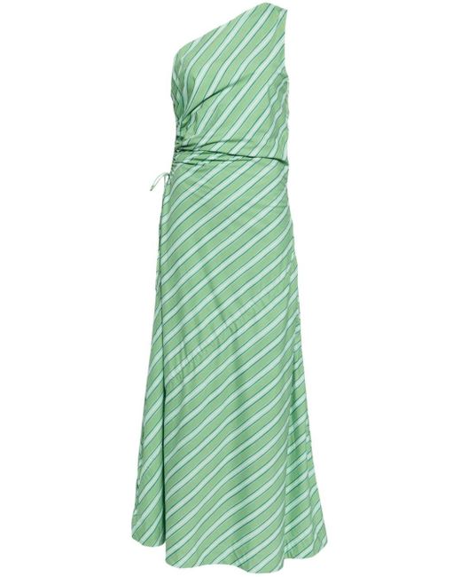 Faithfull The Brand Green Laureles Organic Cotton Maxi Dress