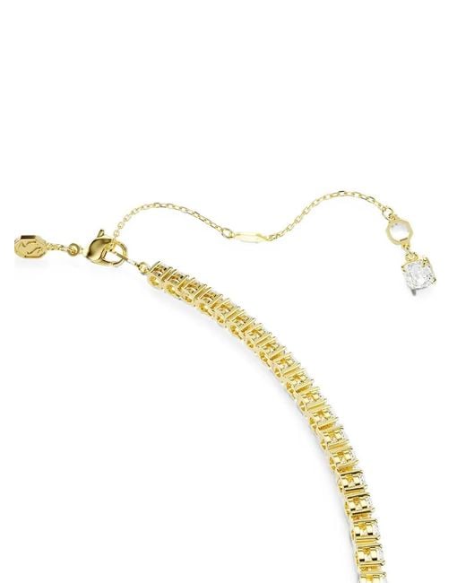 Swarovski White Crystal-Embellished Y-Shape Necklace
