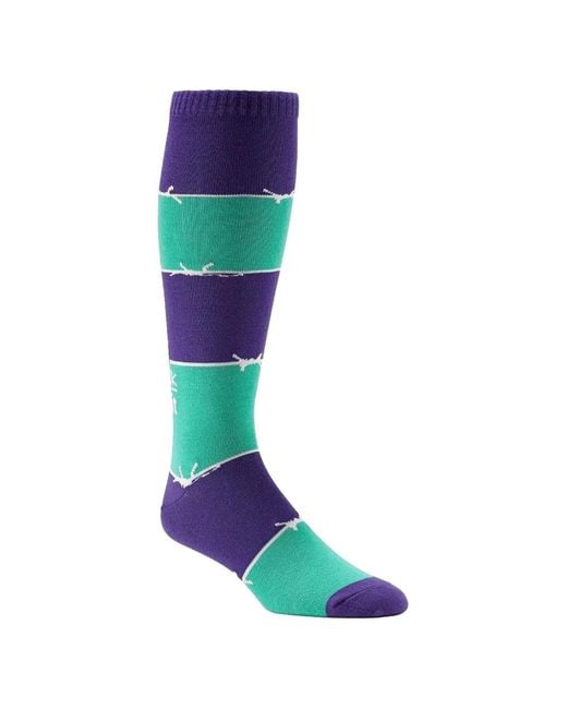 Reebok Blue 2020 Crossfit Barbed-Wire Knee Socks for men