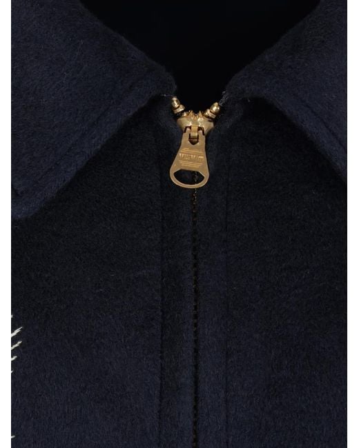 Giacca Con Ricamo E Zip di Visvim in Blue da Uomo
