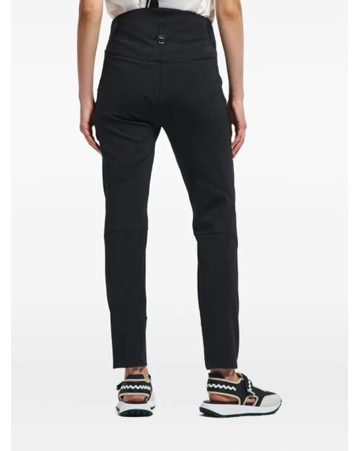 High Black Tapered Trousers