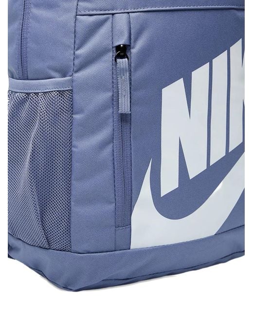 Nike Blue Logo Zip Backpack
