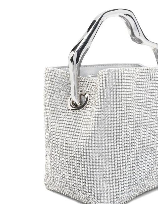 Cult Gaia White Solene Mini-Tote Bag