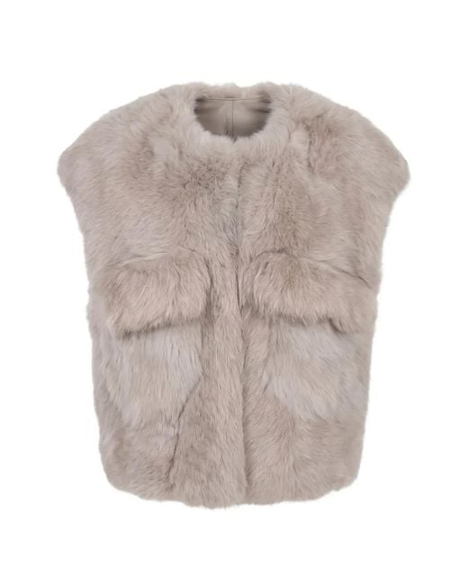 Chaleco De Borrego Manzoni 24 de color Gray