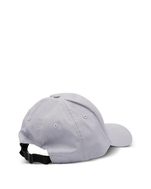 Stone Island Gray Compass-Patch Baseball Cap