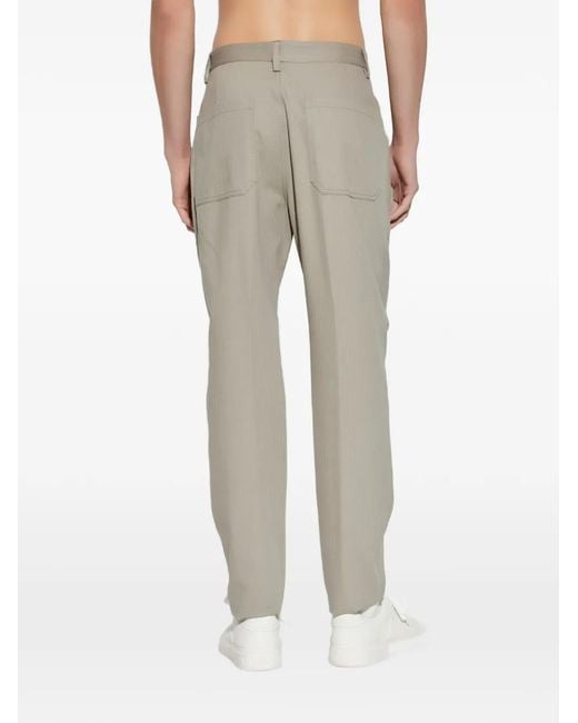 Pleated chino trousers Eleventy de hombre de color Gray