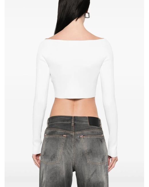 DIESEL White M Vera Ls Top