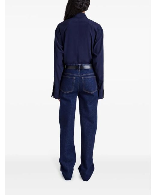 Proenza Schouler Blue Ryman Straight Jeans