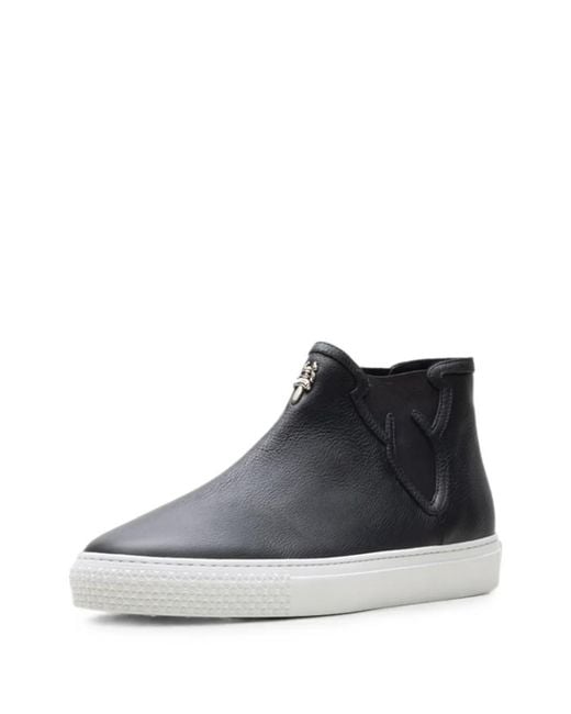 Chrome Hearts Black Logo-Detail Sneakers for men