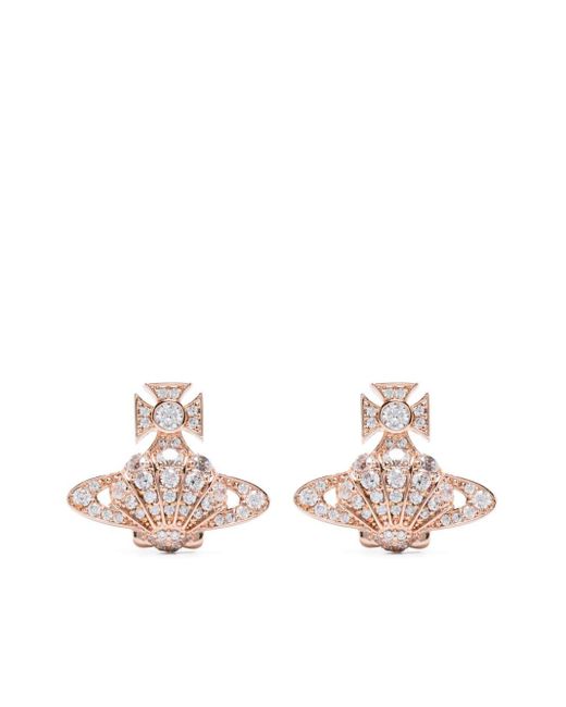 Vivienne Westwood Pink Orb-motif Stud Earrings for men