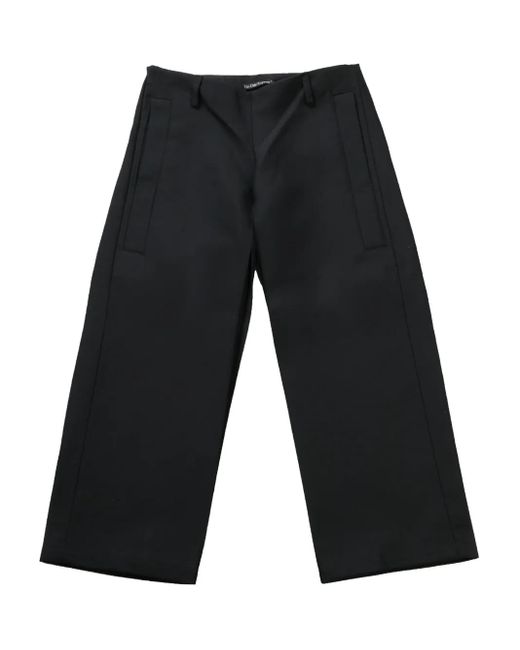 Fax Copy Express Wide-leg Trousers Gray
