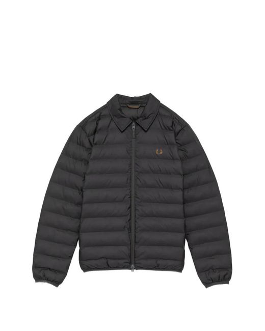 Fred Perry メンズ ブラック インシュレーション ジャケット 【公式通販】