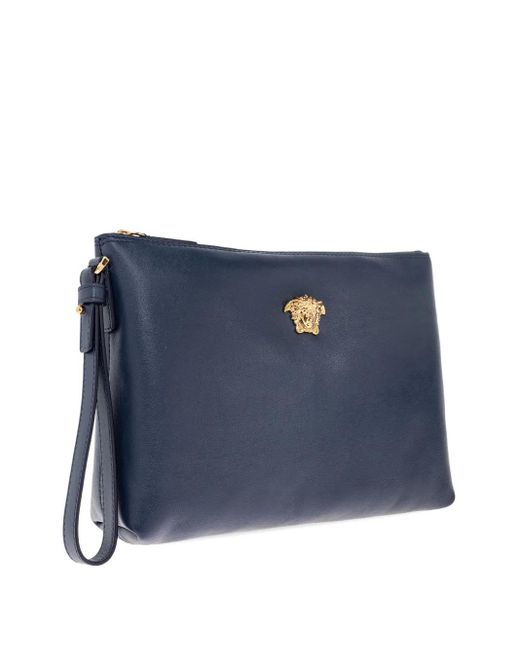 Versace 'Medusa' Clutch in Blue für Herren