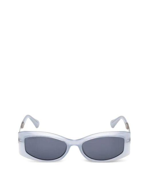 MAX&Co. Blue Rectangle-Frame Sunglasses