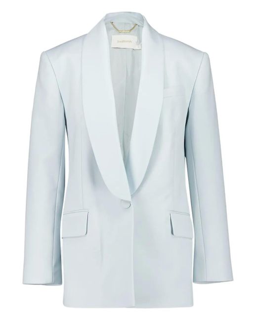 Zimmermann ショールカラーシングルジャケット Blue