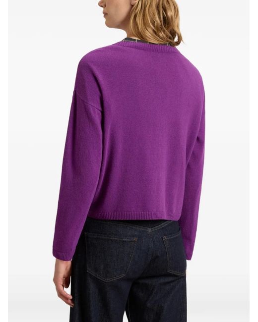 Woolrich Purple Crew-Neck Sweater