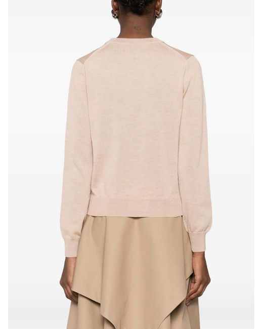 Maison Kitsuné Natural Pull À Logo Brodé