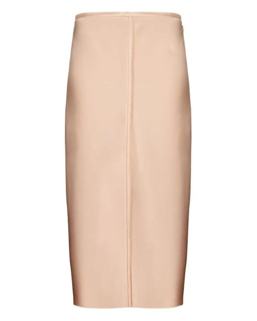 AMI Natural Midirock aus Satin