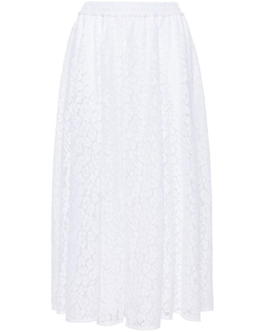 MICHAEL Michael Kors White Lace Skirt