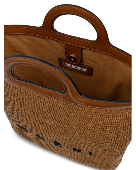 Marni Tropicalia ハンドバッグ Brown