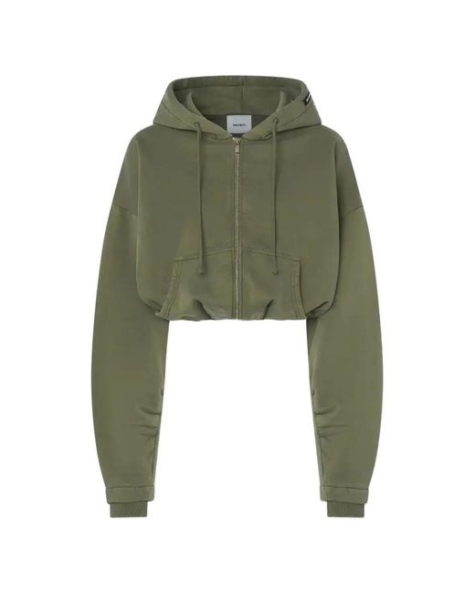 Halfboy Green Hooded Zip Up Hoodie
