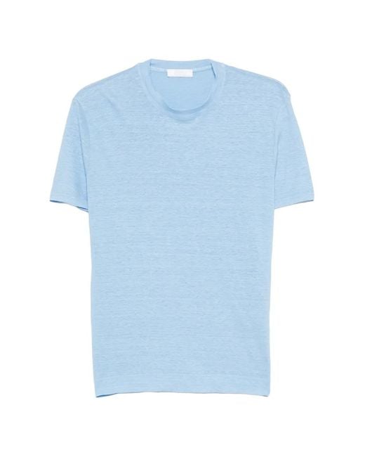 Fedeli Blue Crew-Neck T-Shirt