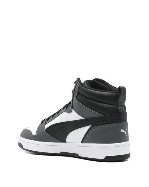 PUMA White Rebound Sneakers