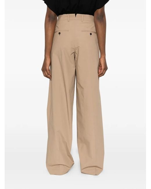 Cellar Door Natural Wendy Pleated Trousers