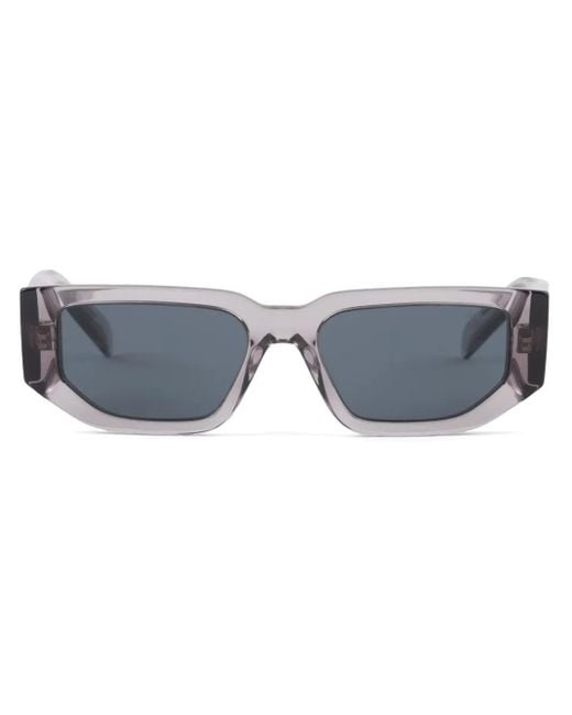 Prada Sonnenbrille Mit Triangolo-Logo in Blue für Herren