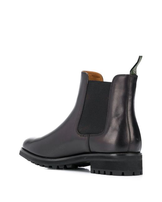 ralph lauren black ankle boots