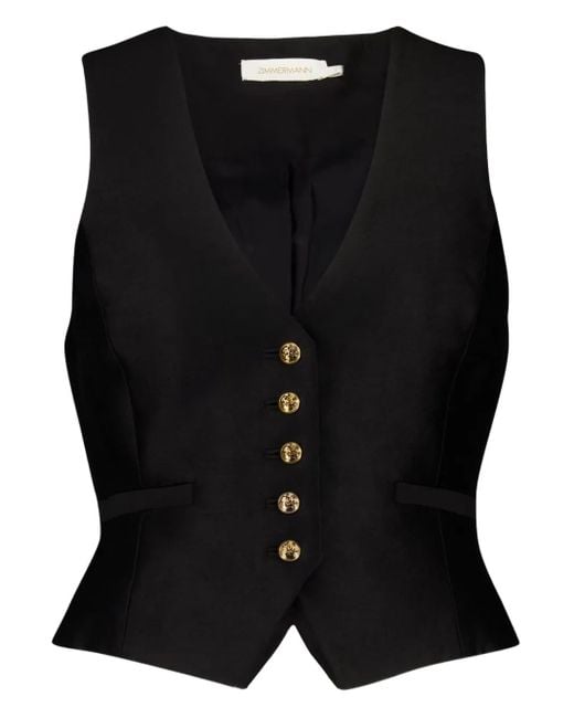 Zimmermann ノースリーブトップ Black