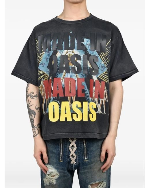JUN/NAKAYAMA Gray Oasis T-Shirt for men