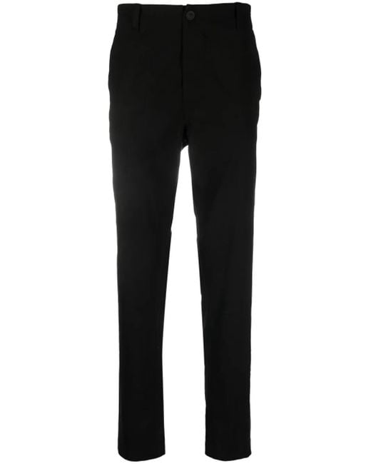 Transit Gerade High-Waist-Hose in Black für Herren