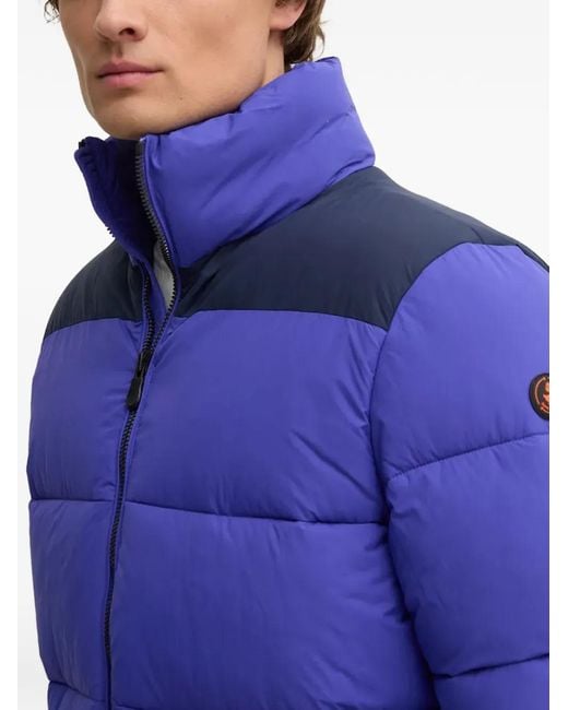 Save The Duck Blue Taxus Padded Jacket for men