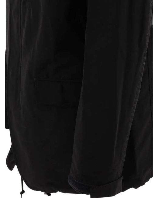 Comme des Garçons Black Hooded Jacket for men