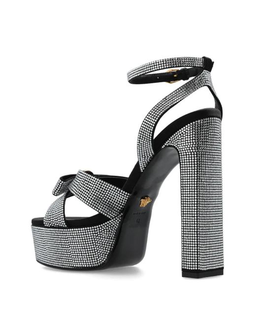 Versace Metallic Platform Sandals